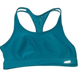 Avia Teal Racerback Sports Bra Size M 80% Polyester 20% Spandex Womens Activewea